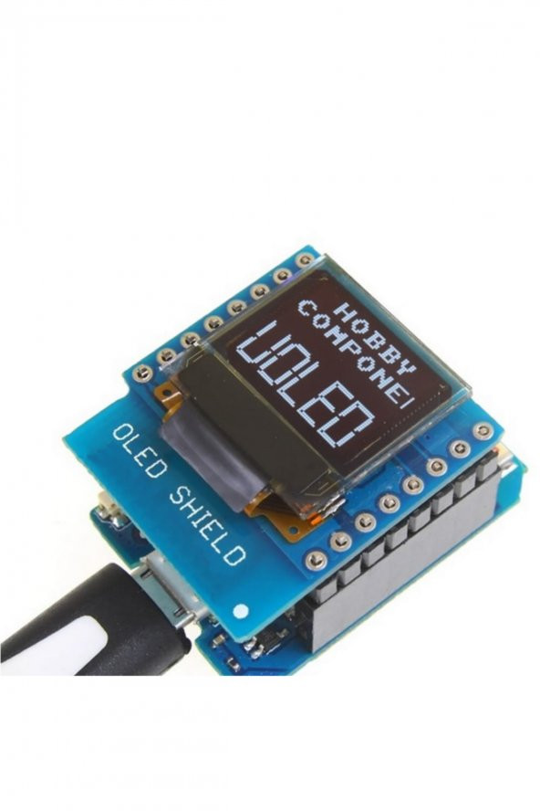 WEMOS D1 Mini Oled Shield Modül 64x48 Pixel LCD Wireless Wifi IOT - 2