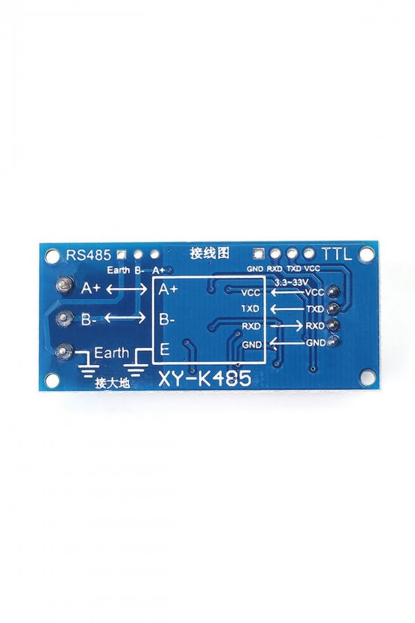 UART TTL to RS485 Modül Otomatik Yön Kontrol AFC  Giriş Çıkış Soketleri - 7