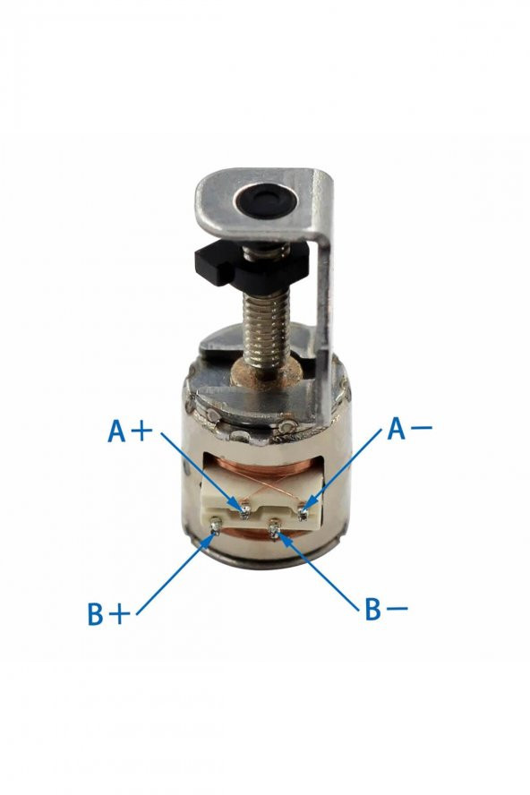Micro Step Motor Slider Mini Micro İki Fazlı Dört Telli Minyatür Kayar Vidalı Step Motor - 6