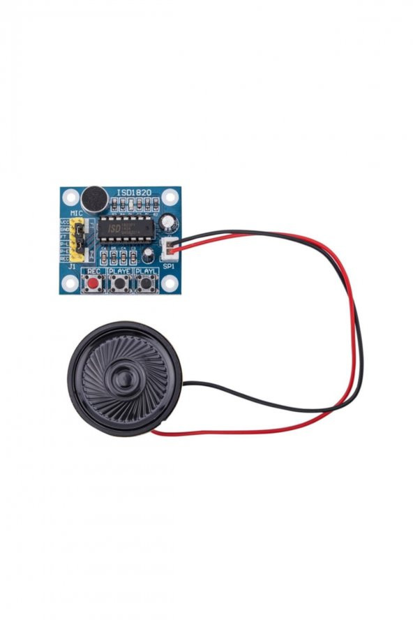 ISD1820 Ses Kayıt Modülü Ses Çalma Modülü 8Ohm 0.5W Hoparlör - 8