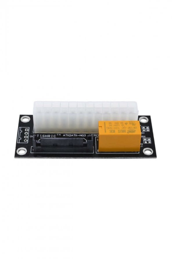 24 Pin to 4 Pin Sata 2 ATX Güç Kaynağı Birleştirici ADD2PSU Maden - 6