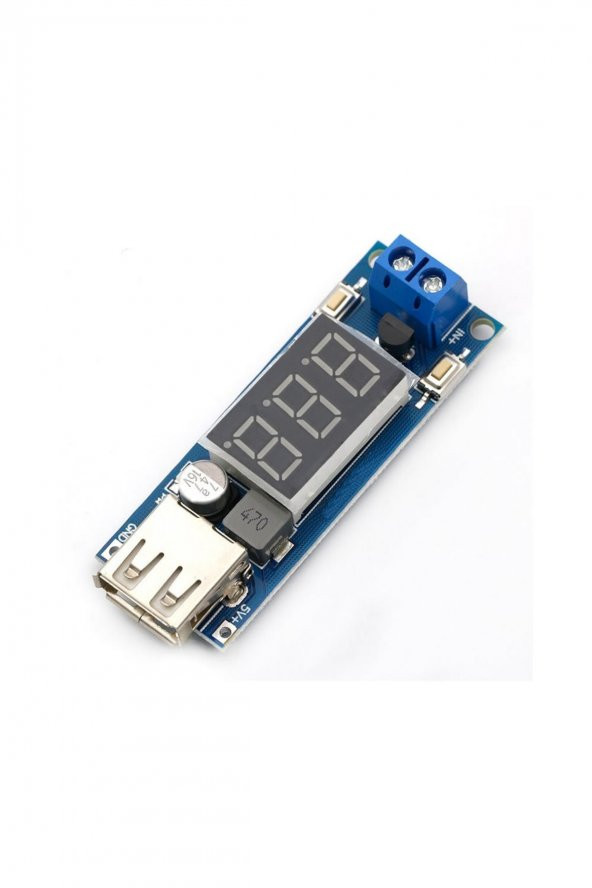 40V to 5V 2A Voltaj Düşürücü Usb Çıkış Soketi Mobil Güç Kaynağı - 8
