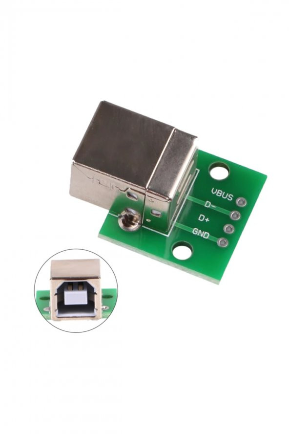 USB Type B To Dip Çevirici Pcb Usb Haberleşme Deney Prototip 5V