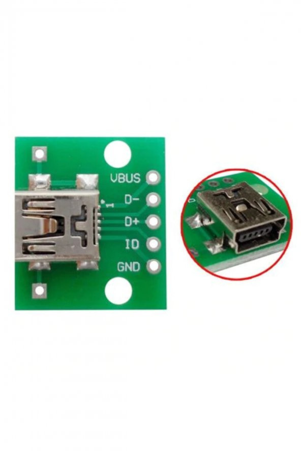 Mini Usb To Dip Çevirici Pcb Usb Haberleşme Deney Prototip 5V Usb - 6