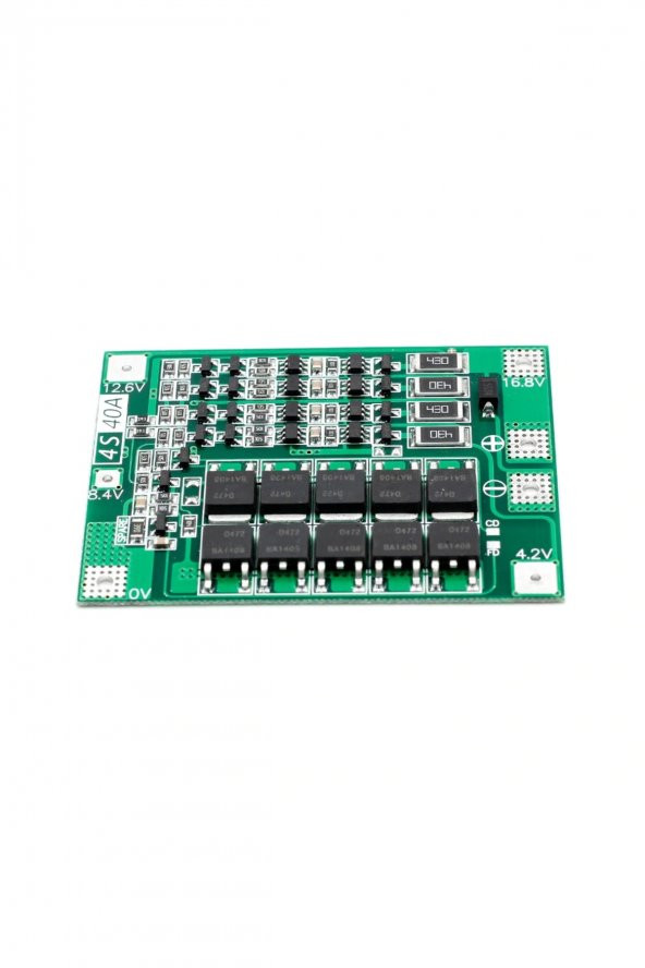 4S 40A Lityum Batarya BMS Koruma Kartı Balans Versiyon Pil Li-ion 18650 16.8V - 3