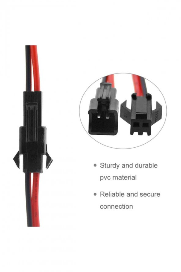 JST SM Kablo Erkek Dişi Çift 15cm 150mm  Model Uçak Helikopter Robot Lipo Lityum Lion Pil Akü Bağlantı Kablosu - 8