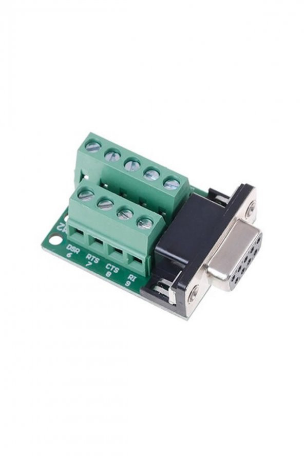 DB9 to Dip Adaptör Dişi 9 Pin RS232 COM Port Klemens Çevirici - 5
