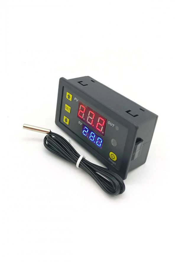 W3230 DC 12V Dijital Termostat Modül  Sıcaklık Kontol Kartı Isıtıcı Soğutucu Kuluçka Akvaryum - 6