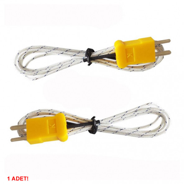 K-type TP-01 Thermocouple Sıcaklık Isı Sensör  1 Metre Prob Rtd Isıtıcı Fırın Kazan Termostat - 7