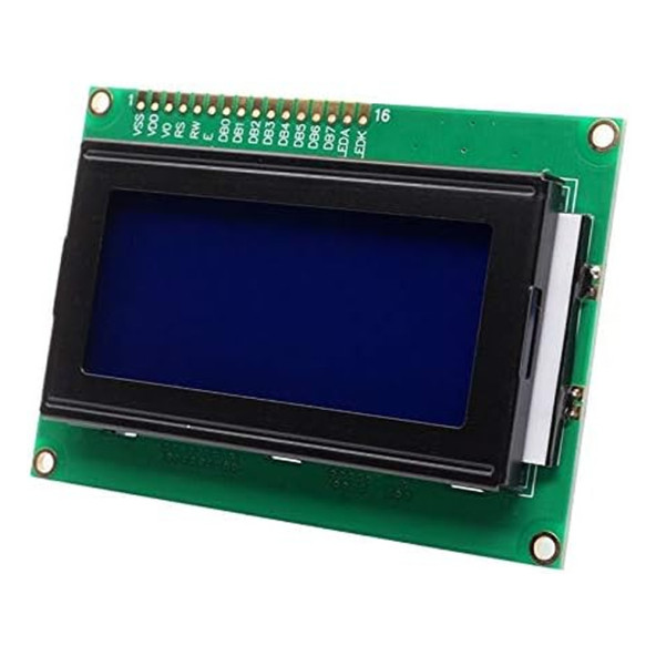 1604A 4x16 Mavi Karakter LCD Modül  Display Ekran 5V Beyaz Arka ışık 16X4 16 X 4 Standart Sol Üst - 4