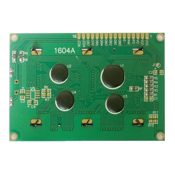 1604A 4x16 Mavi Karakter LCD Modül  Display Ekran 5V Beyaz Arka ışık 16X4 16 X 4 Standart Sol Üst - 7