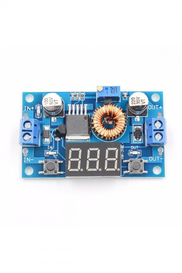 XL4015 Voltmetreli 5A Voltaj Düşürücü Ayarlanabilir Güç Kaynağı - 2
