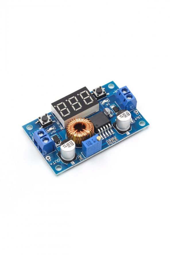 XL4015 Voltmetreli 5A Voltaj Düşürücü Ayarlanabilir Güç Kaynağı - 4