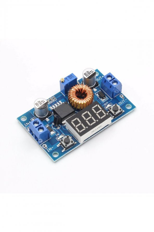 XL4015 Voltmetreli 5A Voltaj Düşürücü Ayarlanabilir Güç Kaynağı - 5