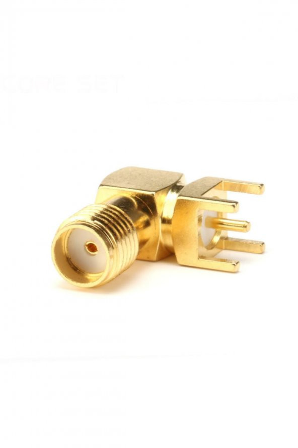 SMA PCB Tip Soket 90 Derece SMA-KWE GSM GPS GPRS RF Anten Soketi - 4