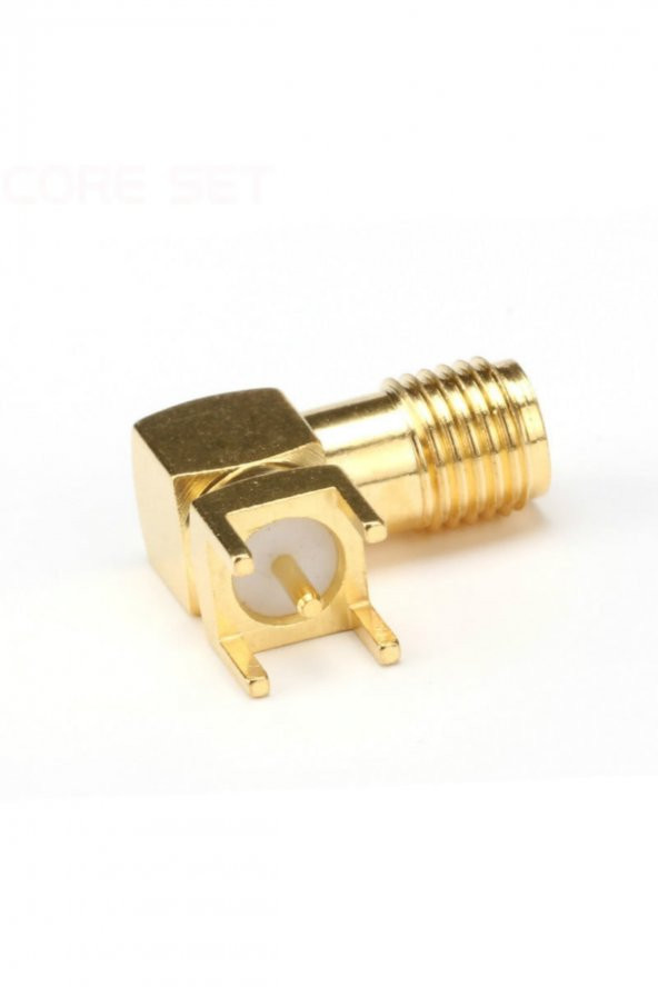 SMA PCB Tip Soket 90 Derece SMA-KWE GSM GPS GPRS RF Anten Soketi - 5
