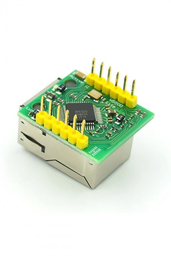 Wiznet W5500 Mini Ethernet Modül  3.3V SPI TCP/IP UDP Network Ağ Lan Haberleşme - 6