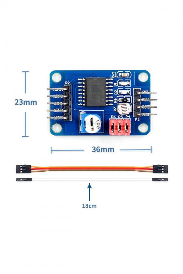 PCF8591 ADC ve DAC Modül  IIC 4 Kanal Analog Giriş 1 Kanal Dac Çıkış AD DA Sinyal Çevirici Ldr Işık