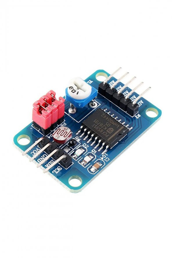 PCF8591 ADC ve DAC Modül  IIC 4 Kanal Analog Giriş 1 Kanal Dac Çıkış AD DA Sinyal Çevirici Ldr Işık - 6