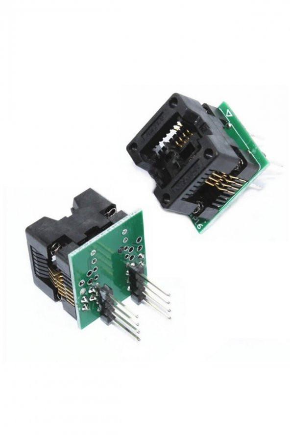 150 Mil ve 200 Mil Smd Soic8 Sop8 SO8 to Dip8 Yaylı Soket Adaptör Eeprom Flash Programlayıcı Entegre - 2