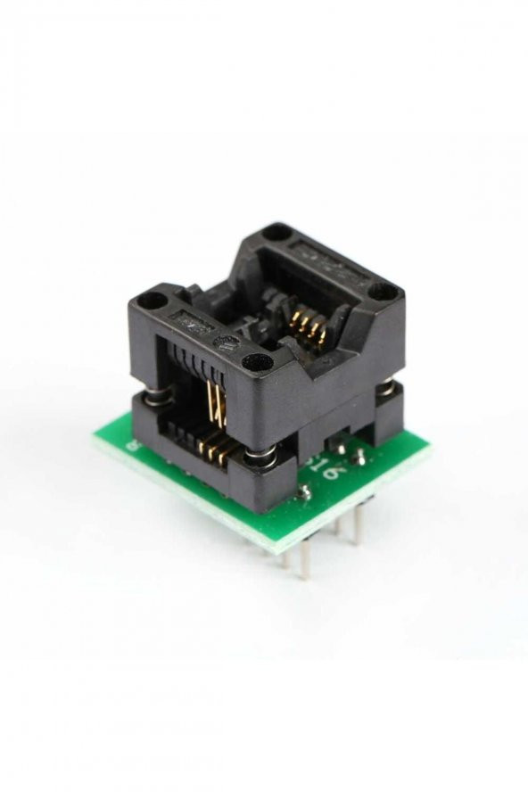 200 Mil Smd Soic8 Sop8 SO8 to Dip8 Yaylı Soket Adaptör  Eeprom Flash Programlayıcı 200mil Geniş Tip - 4