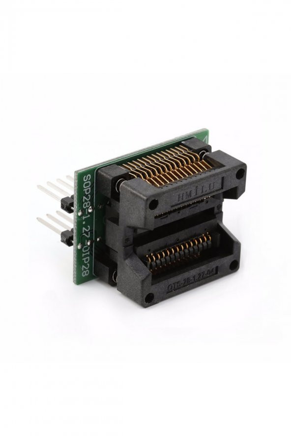 SOP28 SO28 to DIP28 Yaylı Adaptör Soket  Eeprom Flash Programlayıcı Entegre Kolay Programlama Aparatı - 2