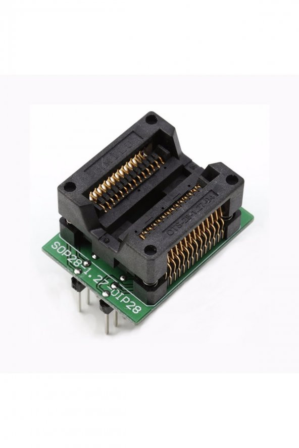 SOP28 SO28 to DIP28 Yaylı Adaptör Soket  Eeprom Flash Programlayıcı Entegre Kolay Programlama Aparatı - 3