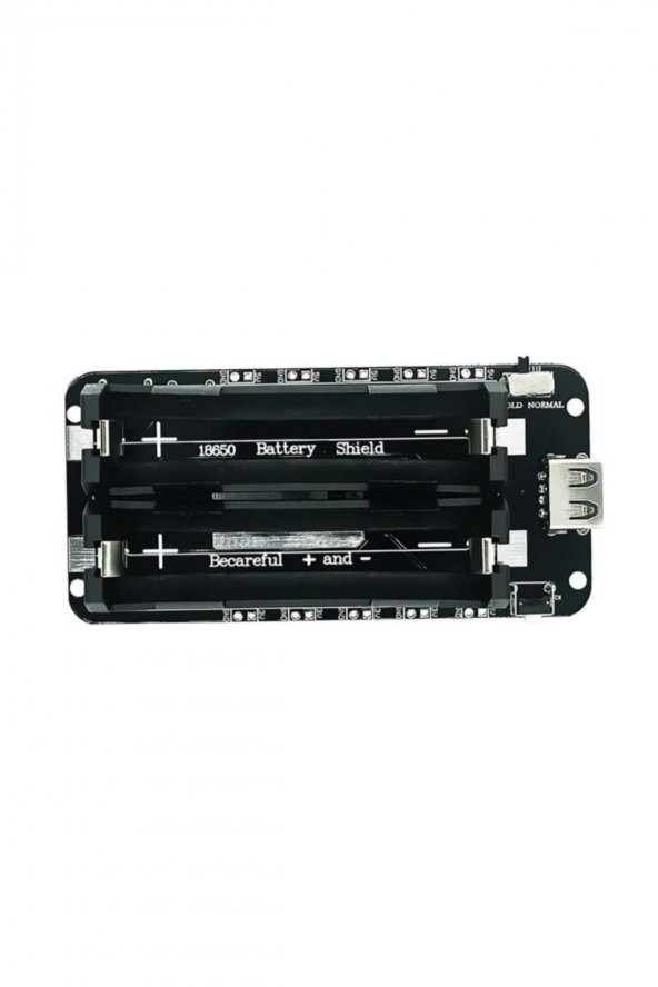 2x 18650 Pil Şarj Kartı V8 Battery Shield Lityum Li-on Powerbank - 5