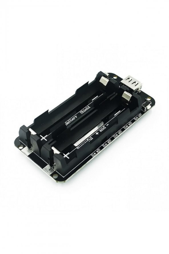 2x 18650 Pil Şarj Kartı V8 Battery Shield Lityum Li-on Powerbank - 6
