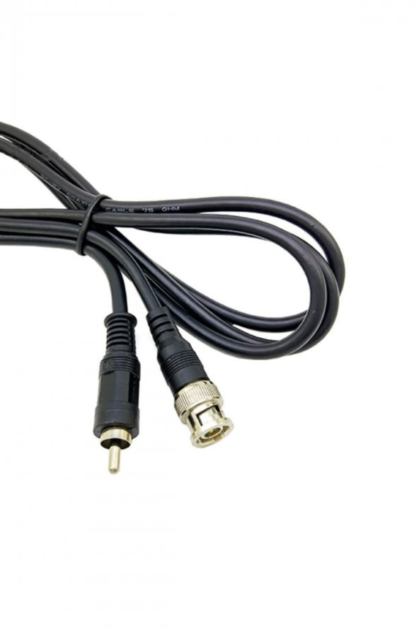 BNC to RCA Kablo 1 Metre Video Ses Sinyal Taşıyıcı Konnektör - 6