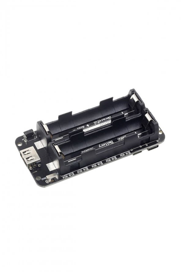 2x 18650 Pil Şarj Kartı V8 Battery Shield Lityum Li-on Powerbank - 7