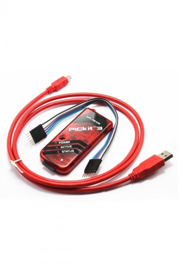 PICKIT3 Klon (Çin) + Zif Adaptör  Pickit 3 Pic Programlayıcı - 3