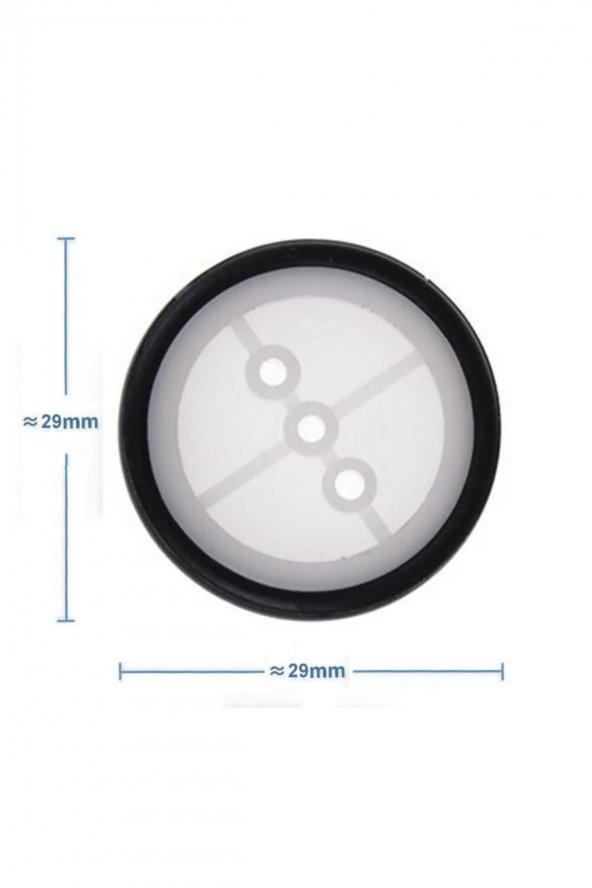 29mm Mini Rubber Tekerlek 2mm Mil Uyumlu Robot Oyuncak Wheel - 1