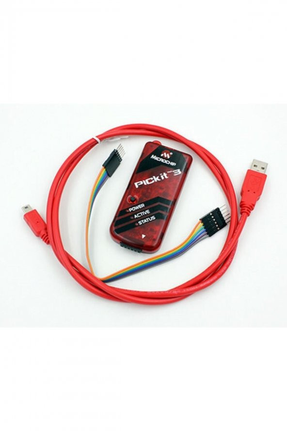 PICKIT3 Klon (Çin) + Zif Adaptör  Pickit 3 Pic Programlayıcı - 8