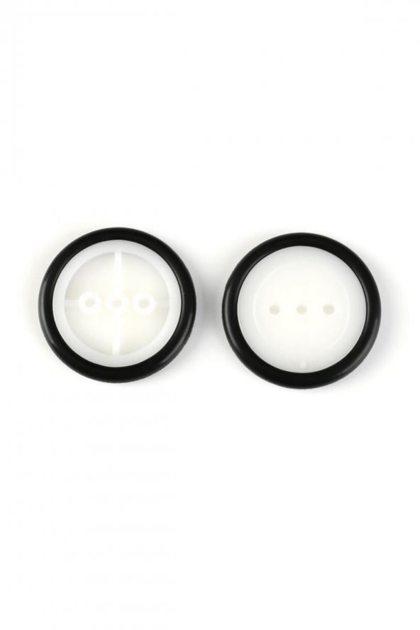 29mm Mini Rubber Tekerlek 2mm Mil Uyumlu Robot Oyuncak Wheel - 3