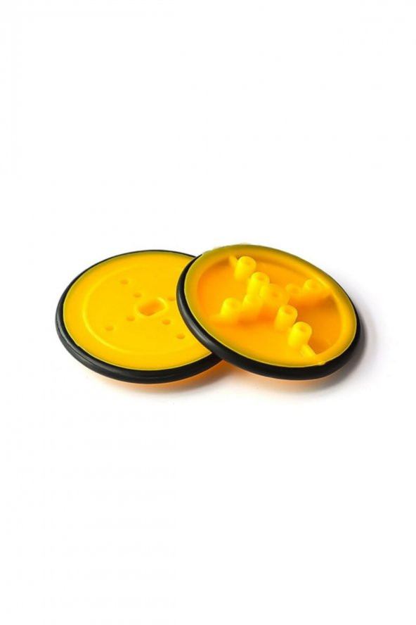 42mm Mini Rubber Tekerlek 3mm Mil Uyumlu Robot Oyuncak Wheel - 3