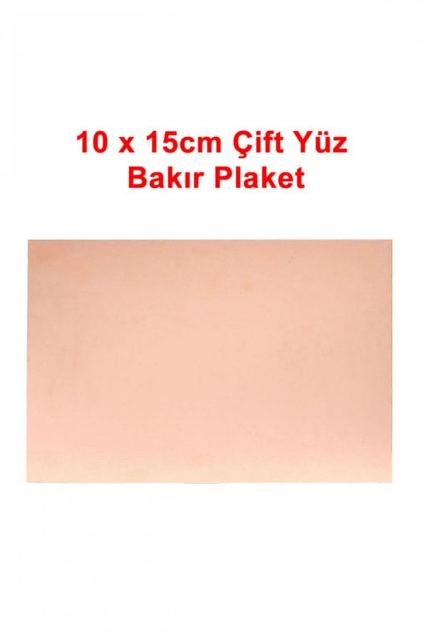10x15cm Pcb Çift Yüz Bakır Plaket Baskı Elektronik Devre Prototip - 1