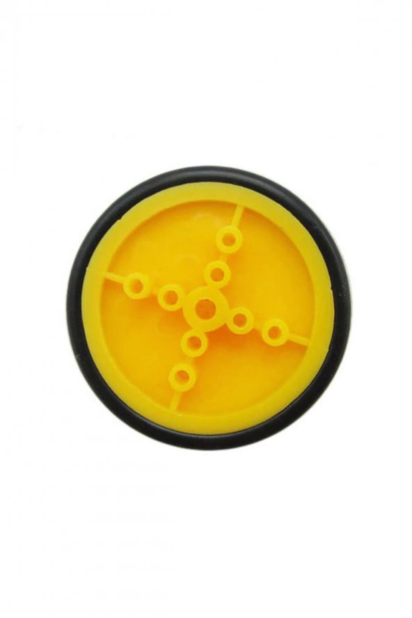 42mm Mini Rubber Tekerlek 3mm Mil Uyumlu Robot Oyuncak Wheel - 7