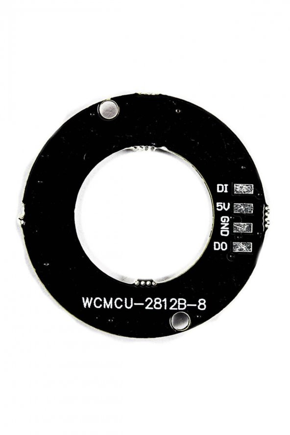8 Bit NeoPixel Halka Ring WS2812B 5050 Rgb Led Modül 5050 Adreslenebilir Lamba Kart Full Color Ekran - 3