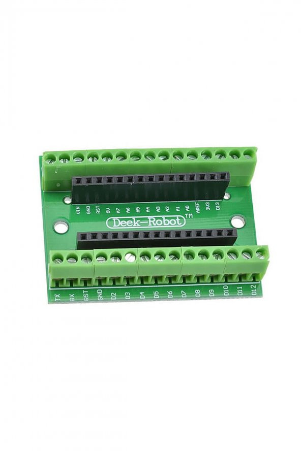 Arduino Nano 3.0 Genişleme Kartı  IO Terminal Adaptör Shield Kolay Bağlantı Klemens - 5