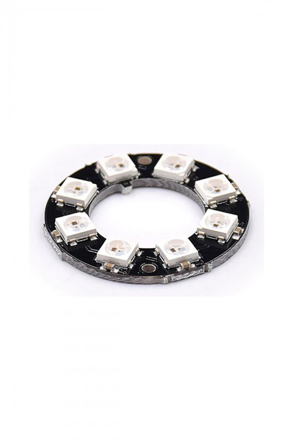 8 Bit NeoPixel Halka Ring WS2812B 5050 Rgb Led Modül 5050 Adreslenebilir Lamba Kart Full Color Ekran - 5