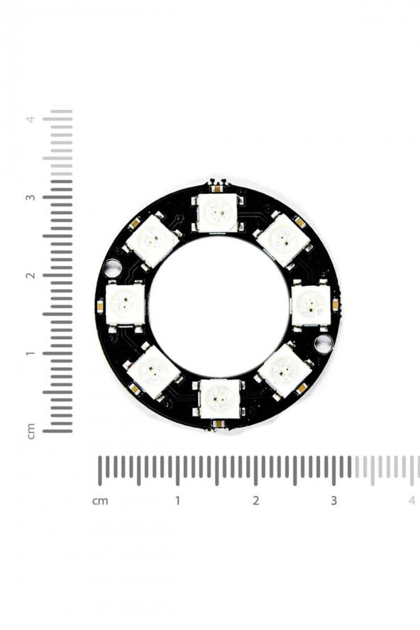 8 Bit NeoPixel Halka Ring WS2812B 5050 Rgb Led Modül 5050 Adreslenebilir Lamba Kart Full Color Ekran - 8
