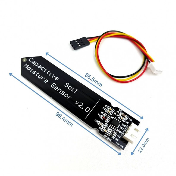 Kapasitif Toprak Nem Ölçme Sensör Modülü V2.0 - Resim 7