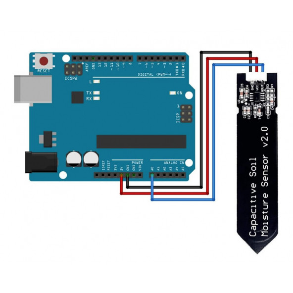 Kapasitif Toprak Nem Ölçme Sensör Modülü V2.0 - Resim 8