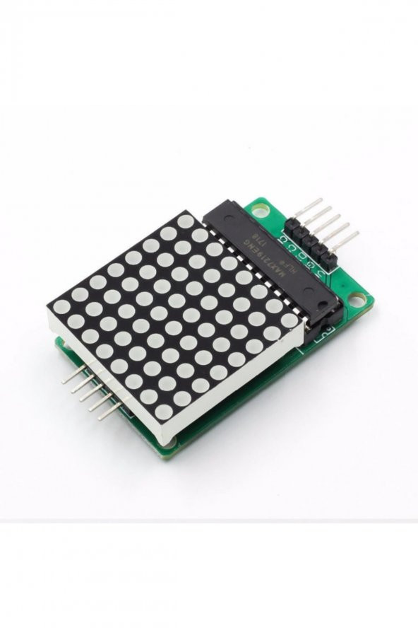 MAX7219 Nokta Led Matris Modül  Dot Matrix 5V Ortak Katot 8x8 64 Nokta Led Ekran Saat - 2