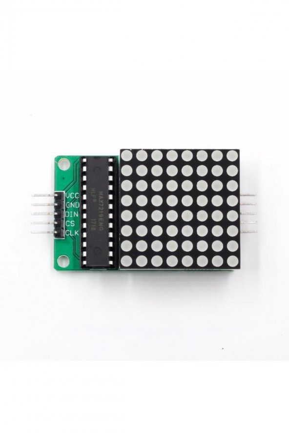 MAX7219 Nokta Led Matris Modül  Dot Matrix 5V Ortak Katot 8x8 64 Nokta Led Ekran Saat - 3