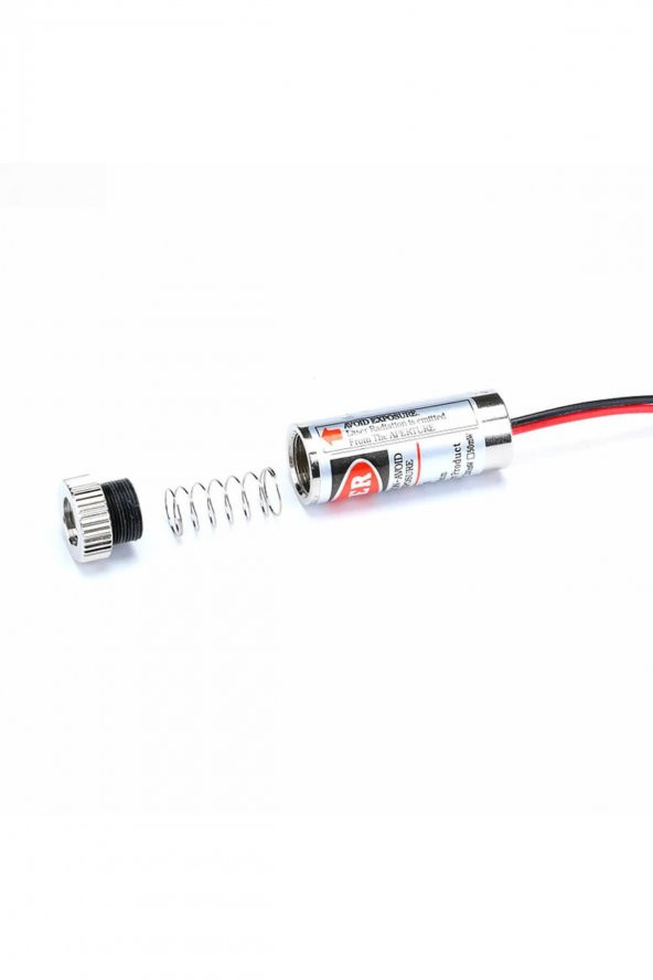 Çizgi Lazer Modül Kırmızı 650nm 3-5V 5mW 650nm Pointer Lens Odak - 5