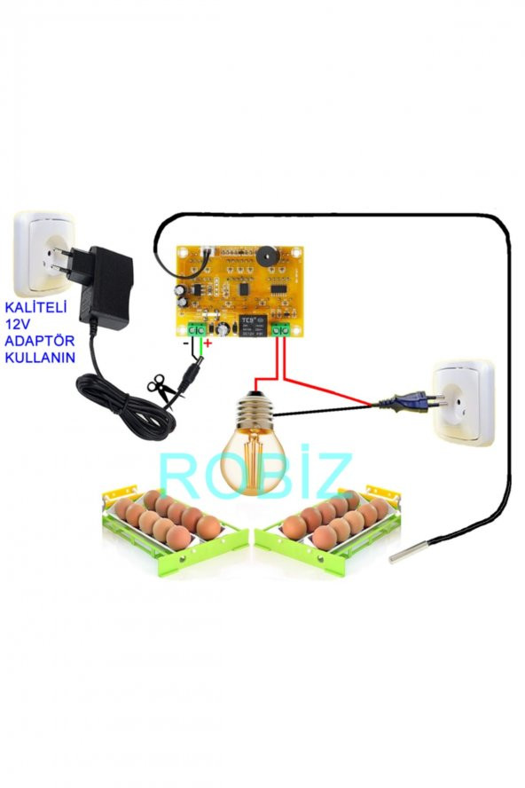 XH-W1411 Dijital Termostat Zamanlayıcı Modül Kuluçka Pet Akvaryum