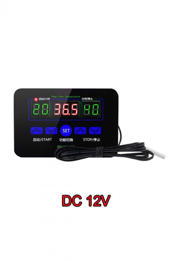 XH-W1411 Dijital Termostat Zamanlayıcı Modül Kuluçka Pet Akvaryum - 2