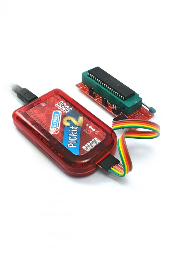Expkits PICKIT2 Programlayıcı Hata Ayıklayıcı + Zif Adaptör - 4